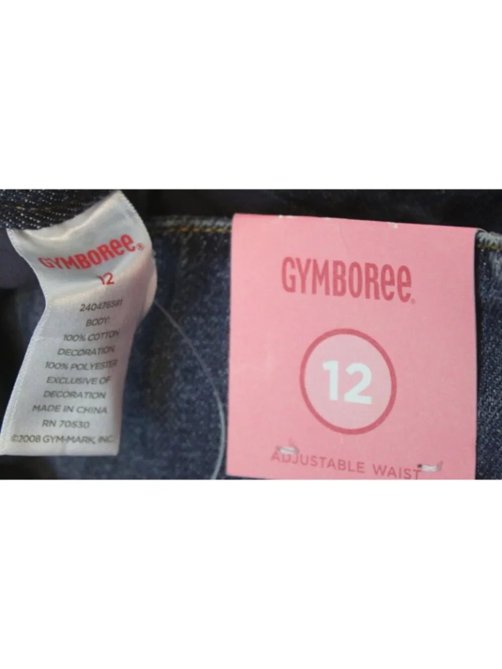 2008 Gymboree Winter Snowflake Denim Skirt Tulle Rhinestones Flare sz 12 Lined